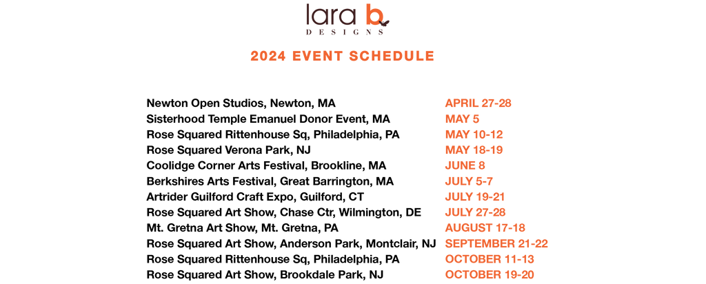 2024 Event Schedule