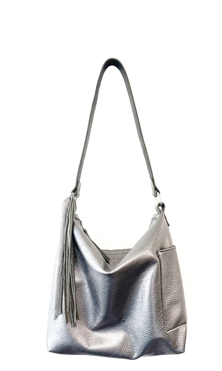 Foxy Hobo Pewter Pearl - Lara B. Designs, Inc.
