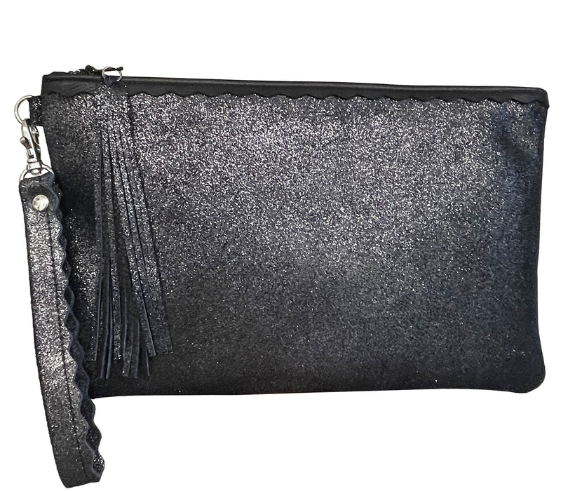 Haley Wristlet Midnight Navy Sparkle - Lara B. Designs, Inc.