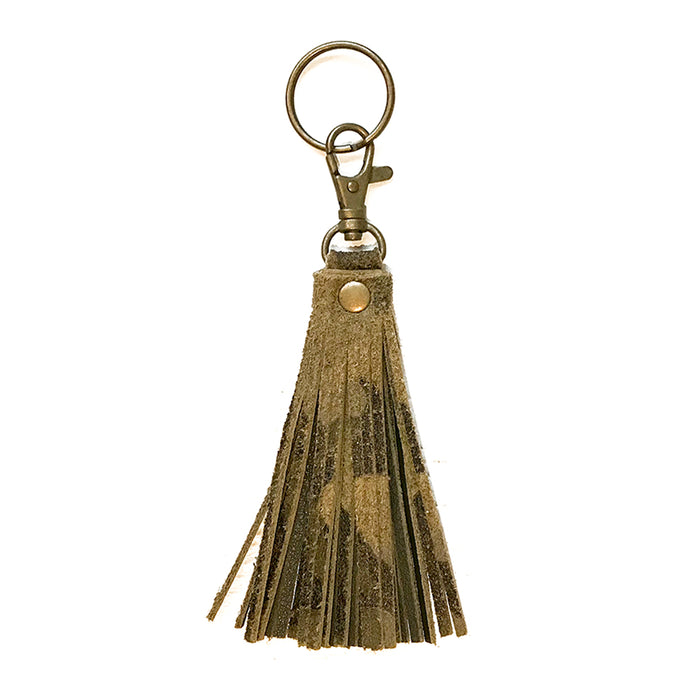 Fringe Tassel Key Chain Camo
