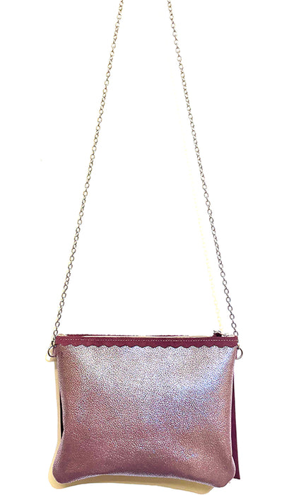 Maya Fringe Bordo Sparkle