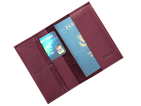 Passport Cover Burgundy - Lara B. Designs, Inc.