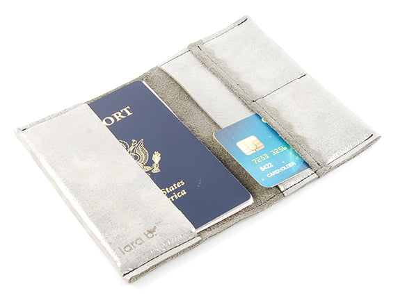 Passport Cover Silver Platinum - Lara B. Designs, Inc.